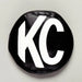 Black and white soft vinyl light covers with KC logo