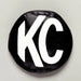 KC HiLiTES 5in. Round Soft Vinyl Light Covers with White KC Logo