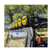 Yellow and black jeep with skull design - KC HiLiTES 6in. Hard Cover for Gravity Pro6 LED Lights.