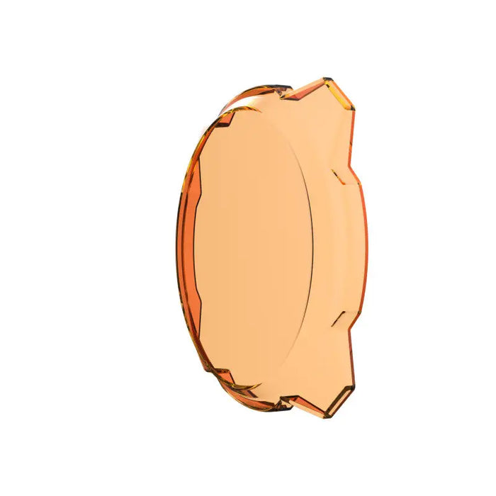 Orange glass with hole - KC HiLiTES Pro6 LED Lights Cover - Amber