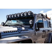 KC HiLiTES Pro6 Gravity LED Light 20w Single Mount Wide Beam Jeep Ball Mount Pair Pack System