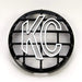 KC HiLiTES Round ABS Stone Guard for SlimLite/Daylighter Lights with White KC Logo