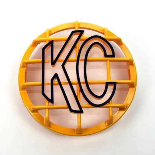 Yellow plastic tray with KCC logo