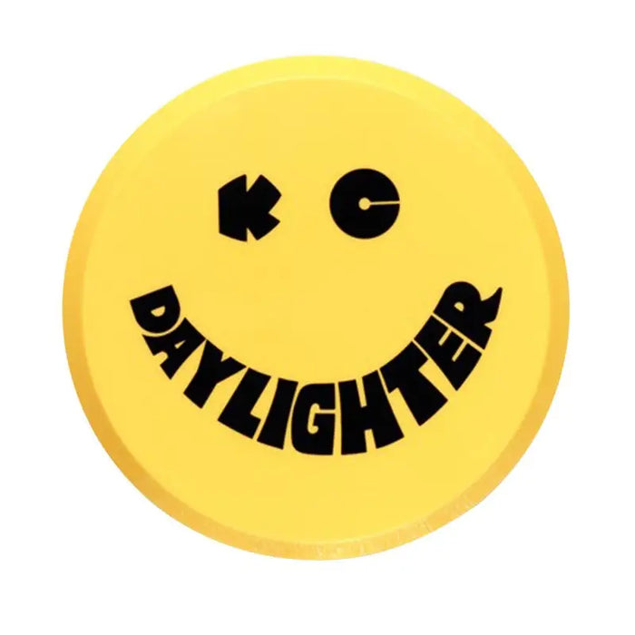 Yellow plastic light cover with happy face design - KC HiLiTES 6in. Round Hard Cover for Daylighter/SlimLite/Pro-Sport