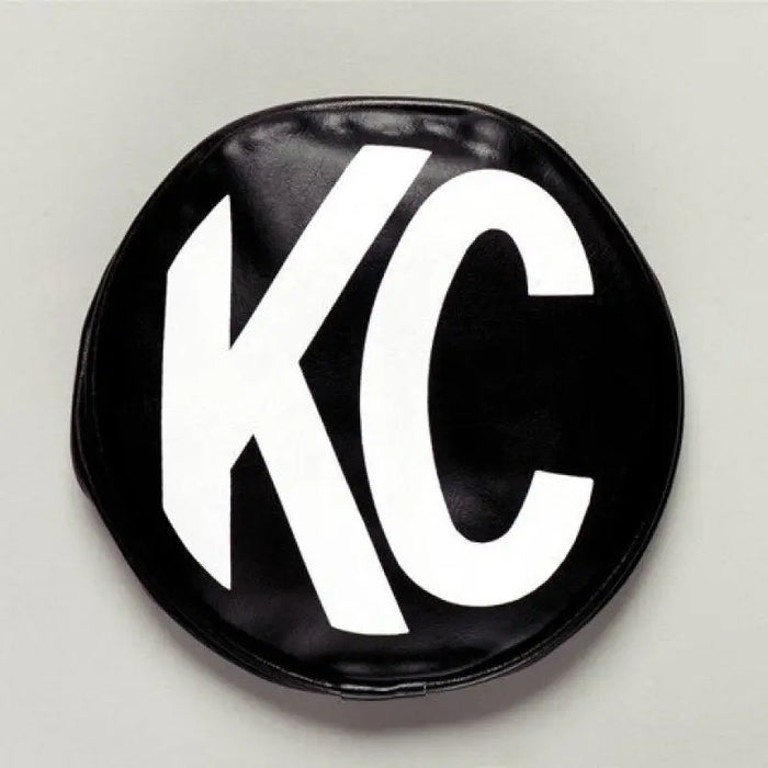 Black and White KC Logo Soft Vinyl Light Covers