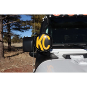 Yellow soft vinyl light covers for KC HiLiTES 6in. Round lights