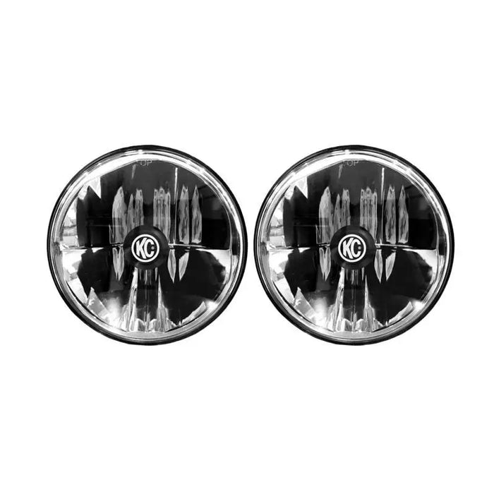 Pair of chrome LED headlights for Jeep TJ/Univ. 7in. Gravity LED H4 DOT Approved Replac. Headlight (Pair Pack System)