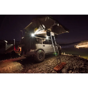 KC HiLiTES C-Series C2 LED 2in. Backup Area Flood Light with Tent on Truck - Pair Pack System, Black