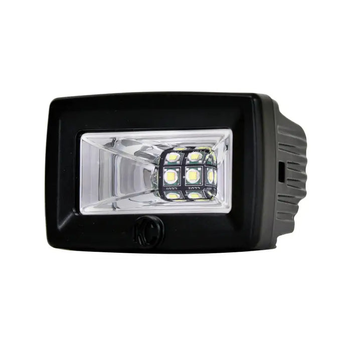 KC HiLiTES C-Series C2 LED 2in. Backup Area Flood Lights with Heat Sink Design - Pair Pack System