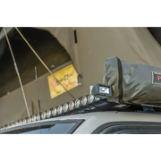 KC HiLiTES C-Series C2 LED 2in. Backup Area Flood Light 20w Pair Pack on Roof Rack