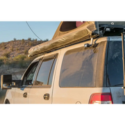 Roof mounted pair pack LED flood lights with heat sink design for vehicles