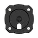 KC Hilites Cyclone V2 Flush Mt Adap - Black plastic cover with white button