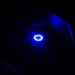 Blue LED light shining in the dark - KC HiLiTES Cyclone V2 replacement lens