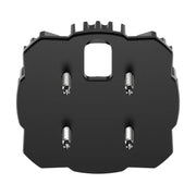 KC Hilites Cyclone V2 Surf Mt Adap black plastic plate with screws