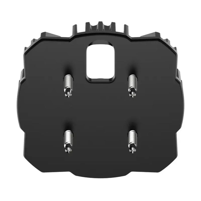 KC Hilites Cyclone V2 Surf Mt Adap black plastic plate with screws