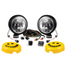 Pair of yellow fog lights with wiring - KC HiLiTES Daylighter Gravity G6 LED 20w SAE/ECE Driving Beam (Pair Pack System)