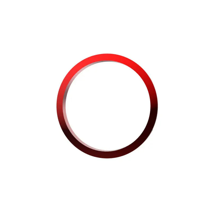 KC HiLiTES FLEX ERA 1 Single Bezel Ring in Red - Circular design with red center