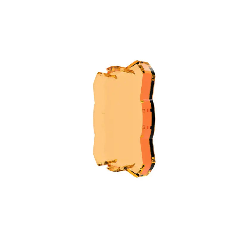 Gold plated square ring on KC HiLiTES FLEX ERA 1 Single Light Shield (Amber)