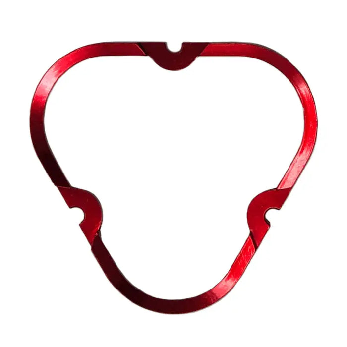 Red heart shaped cookie cutter featured in KC HiLiTES FLEX ERA 3 Color Bezel Ring product.