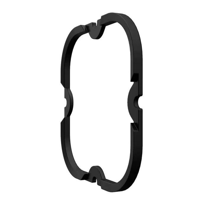 Black plastic strap for Apple Watch - KC HiLiTES FLEX ERA 4 Color Bezel Ring