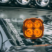 KC HiLiTES FLEX ERA 4 Light Shield Hard Cover - Amber car front light