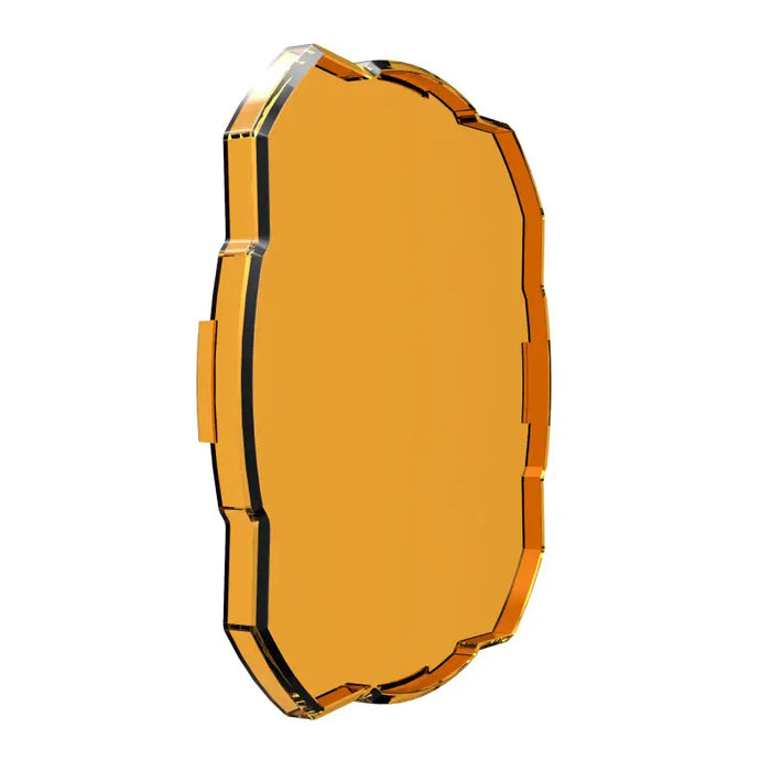 Gold and black border mirror - KC HiLiTES FLEX ERA 4 Light Shield Hard Cover (ea) in Amber