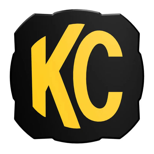 KCC logo on KC HiLiTES FLEX ERA 4 Light Shield Hard Cover in black