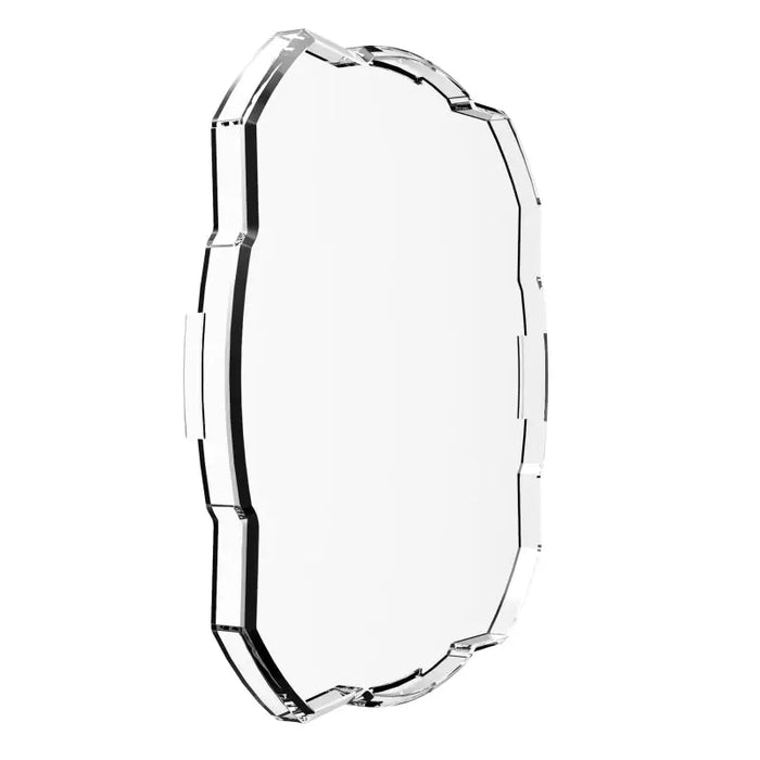 KC HiLiTES FLEX ERA 4 Light Shield Clear Glass Mirror with Black Edge