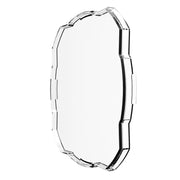 Black edge glass mirror product KC HiLiTES FLEX ERA 4 Light Shield Hard Cover in Clear.