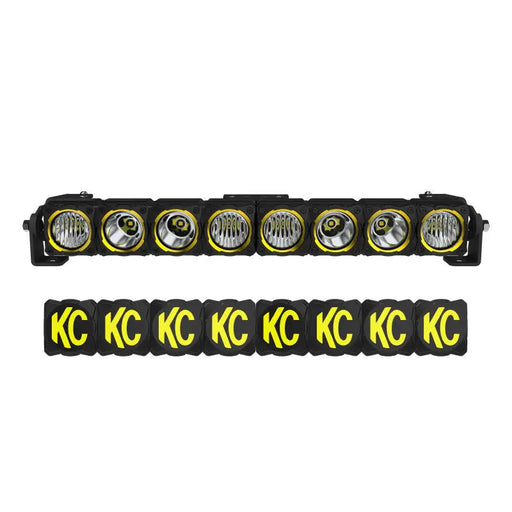 KC HiLiTES FLEX ERA LED 20in. Light Bar - Master Kit with row of lights and white background