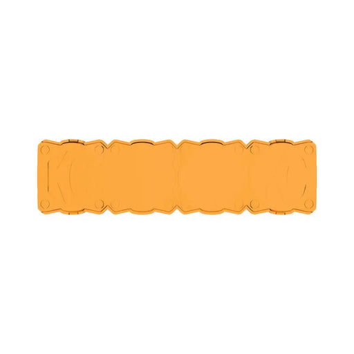 Gold-plated metal KC HiLiTES FLEX ERA LED Light Bar 10in. Light Shield - Amber (SHIELD ONLY)