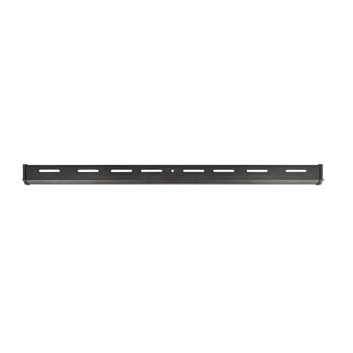 Black metal shelf - KC HiLiTES Jeep JK 50in. Xross Bar Light Mount Bar - White Background