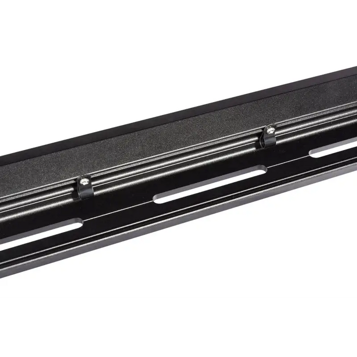 Black metal door handle for KC HiLiTES Jeep JK 50in. Xross Bar Light Mount.