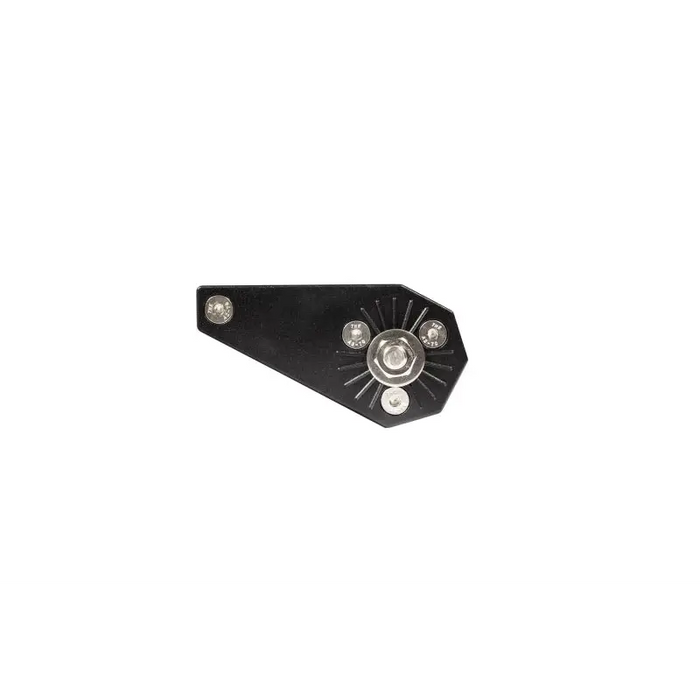 Black Xross Bar Light Mount Bracket with Screws