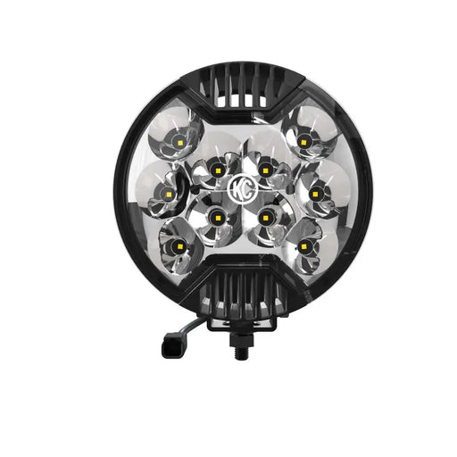 KC HiLiTES SlimLite 6in. LED Light 50w Spot Beam on White Background