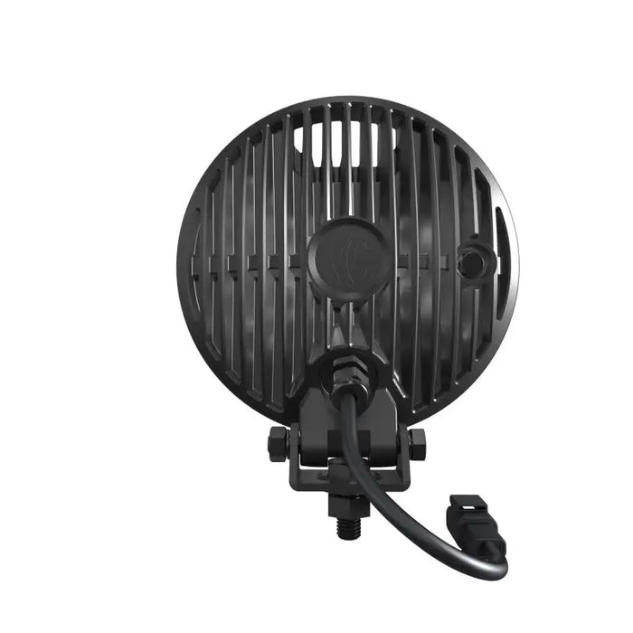 Black KC HiLiTES SlimLite 6in. LED Light mounted on bike handle