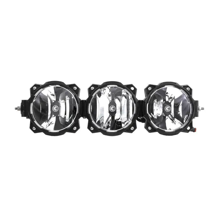 KC HiLiTES Universal 20in. Pro6 Gravity LED 3-Light 60w Combo Beam Light Bar - Black headlights with clear lens