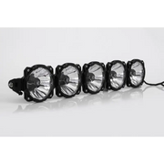 KC HiLiTES Universal 32in. Pro6 Gravity LED Light Bar with black LEDs on white background
