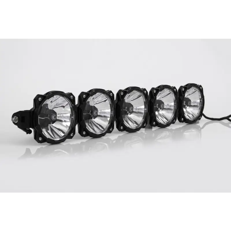 KC HiLiTES Universal 32in. Pro6 Gravity LED Light Bar with black LEDs on white background