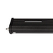 Black aluminum heatster with white background displayed in KC HiLiTES Universal 50in. Overhead Xross Bar Light Mount.