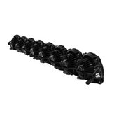 Black bicycle stem against white background - KC HiLiTES Universal 50in. Pro6 Gravity LED 8-Light 160w Combo Beam Light Bar