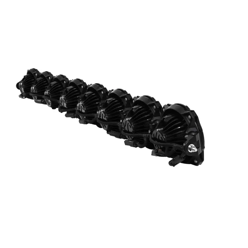 Black bicycle stem against white background - KC HiLiTES Universal 50in. Pro6 Gravity LED 8-Light 160w Combo Beam Light Bar