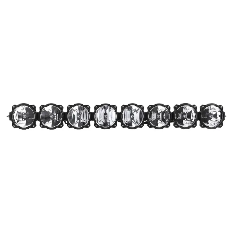 Black and white crystal bracelet on gravity LED light bar