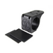 Universal tube clamp mount bracket for KC HiLiTES product with black plastic object and material.