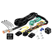 Car alarm system with remote control, KC HiLiTES Wiring Harness w/40 AMP Relay & LED Rocker Switch for 130w lights.
