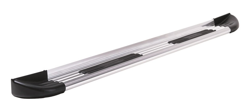 Black and silver metal door handle for lund 02-09 jeep liberty trailrunner extruded running boards - brite