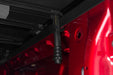 Red truck with black door handle - lund hard fold tonneau cover for toyota tacoma fleetside (6ft. Bed)