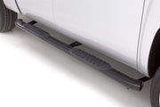 Lund black oval steel nerf bars for toyota tacoma access cab