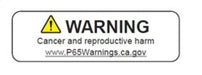 Black lund 16-23 toyota tacoma genesis elite tri-fold tonneau cover - warning sign