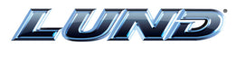 Genesis tri-fold tonneau cover logo displayed on lund 16-23 toyota tacoma - black